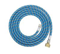 Zambuph 6 Foot Premium Airbrush Accessories Parts Air Compressor Hose Connection Durable Nylon Braided 1/8 Inch Fittings Airbrush Kit Compressor Air Brush Hose Painting
