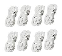 Zambuph 8 Pieces/Set Mountain Bike Chain Link Portable Replacement Modified Electroplated Fast Release Links Part Accessories