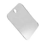 Zambuph Acrylic Fogless Shaving Mirror Bath Houshold Bathroom Holder Portable Hanging Square Shaped Makeup Tool Shower