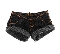 Zambuph Action Figure Accessory 1/12 Scale Figure Hot Short Pants Doll Miniature Closet 1/12 Scale Jeans Shorts Adds Dynamic Realism to Action Display and Photography. Miniature
