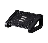 Zambuph Adjustable Foot Rest Improved Posture Solemassage Thicken Plastic for Work Enhanced Comfort and Support Desk Footrest, Black, 43 * 33 * 20cm
