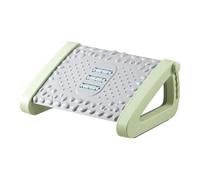 Zambuph Adjustable Foot Rest Improved Posture Solemassage Thicken Plastic for Work Enhanced Comfort and Support Desk Footrest, Grey, 43 * 33 * 20cm