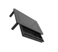 Zambuph Adjustable Laptop Stand With Anti Slip Pad For Stability Durable Metal Bracket Desktop Home Office Keyboard Storage Rack