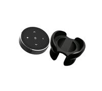 Zambuph Advanced Car Media Steering Wheel Remote Control Music Streaming Bluetooth Enabled, Black with Bracket, 36x36x8.5mm