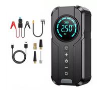 Zambuph Air Compressor Jump Starter With High Safety Pro-tection Jump Starter Power Bank ABS Portable Air Compressor Car Battery