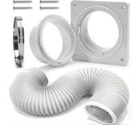 Zambuph Air Duct and Dryer Duct for Continuous Ventilation Needs | Flexible Duct Easy Mount Universal Durable Efficient Saves Space Versatile For Daily Dryer