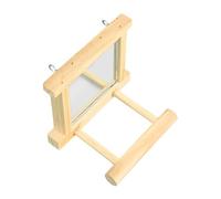 Zambuph Amazing Bird Mirror Wooden Toy Is Designed To Provide Entertaining Fun And Engagement For Pet Birds Bird Parakeet Mirror For Cage Provides Much Fun