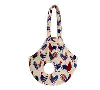 Zambuph And Easy To Pack Away. Easy To Pack Away Chicken Harness Portable And Versatile Chicken Companion Carrier Sling Holder Purse Sling, American, One size fits all