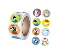 Zambuph Animal Stickers Peel Stick Removable Decoration Enjoy Creative Fun At Home Classroom Activities Featuring Animal Theme Stickers Educational Learning Cartoon Kids