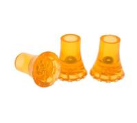 Zambuph Anti Skid Cane Tips Rubber Tips Set of 3 Durable with Steel Cushion Providing Balance and Safety On Various Terrains Non Slip Cane Pad Anti Skid