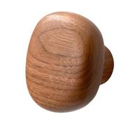 Zambuph Artistic Wall Mounted Coat Hook Wood Wall Mounted Coat Hook Rack Sturdy Unique Shape Impressively Beautiful Modern for Creative Living Room Handbag Scarf Towel, Rectangle, 4.2x4.9x4cm