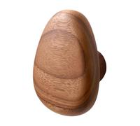 Zambuph Artistic Wall Mounted Coat Hook Wood Wall Mounted Coat Hook Rack Sturdy Unique Shape Impressively Beautiful Modern for Creative Living Room Handbag Scarf Towel, Triangle, 6.4x4.6x3cm