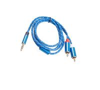 Zambuph Audio Splitter Cable Offers Total Compatibility With Most Mainstream Tech Devices Ensuring Availability Splitter For Amplifiers Audio Home Theater Cable HiFi Stereo 2 To 3.5mm