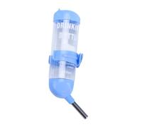 Zambuph Automatic Water Supply Drinking Bottle Premium For Hamster Cage And Small Animals Watering Needs Easily Assemble And Disassemble. Birds Guinea Pigs, Blue, 125ml