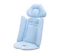 Zambuph Back Nonslip Stroller Cushion Soft Breathable Comfort for Baby Carriage Pushchair 3 Layer Thickened Warm Universal Breathable Infant Stroller Soft Padding, Blue, 41x84cm
