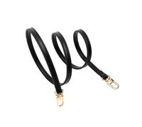 Zambuph Bag Strap Replacement ple Installation Soft PU Leather Sturdy And Durable Leather Strap For Shoulder Bag Straps, black, wide 1cm long 120cm