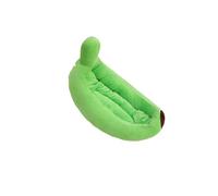 Zambuph Banana Dog Bed Featuring Soft Cushion Combines Function With Style Keeping Pets Happy And Comfortable Banana Shape Dog Bed Mat Pet Supplies For Puppy Kitten