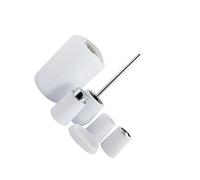 Zambuph Bathroom Accessories Set Soap Dispenser Fresh Decoration Shower Curtain Rug Toothbrush Holder Must Have Essentials Bathroom Accessories Set Soap Dispenser Apartment, White