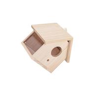 Zambuph Bird House Size 14cmx11cm Perch For Small Birds To And Rest While Enhancing Outdoor Decor Which Is Educational For Both Children And Adults. Nest Has Rope On Top And Can