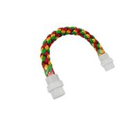 Zambuph Bird Rope Perch Climbing Rope Helps Parrots Develop Coordination While Providing Safe Fun Place To Climb And Rest Bird Perch Climbing Standing Toy, 30cm