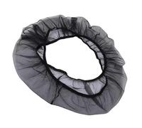 Zambuph Birdcage Cover Mesh Elastic Opening Catcher Animal Skirt Breathable Foldable Netting Guard Outdoor Accessory, black&M
