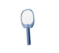 Zambuph Blue Electric Fly Swatter Bug for Zapper with 3 Layer Mesh Rechargeable and Effective