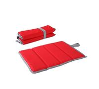 Zambuph Camping Sitting Mat Picnicking Backpacking Waterproof Seat Cushion Breathable Collapsible Oxford Cloth Pad Accessory, Red