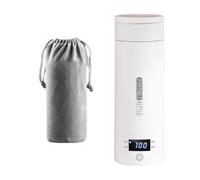 Zambuph Car Kettle Featuring Lightweight and Efficient Heating Options Gift for Those Who Enjoy Traveling Can Easily Adjust Heat to Suit Beverage Needs with Just Press of Button