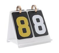 Zambuph Card Board Game Scoreboard With Stand Excellent Accessory Holds Comprehensive Number Range To Game Night Card Board Scoreboard With Stand Competition, White, 10.5x10.5x12cm