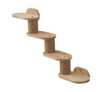 Zambuph Cat Perch For Wall Cat Hammock Bed Beautifully Crafted Space Cats While Keeping Interiors Neat And Organized Wooden Wall Steps Climber Climbing Ladder