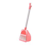 Zambuph Children Housekeeping Cleaning Tools Includes Broom And Dustpan Set Sized For Little Hands And Learning Kids Cleaning Set Housekeeping Play Playhouse, pink, 17x62cm
