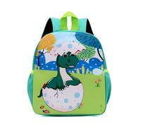 Zambuph Childrens Backpack Smooth Zipper More Fun Suitable For 4-12 Years Old Backpack For Girls Fiber Kids School Bags, Green dinosaur