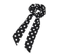 Zambuph Comfortable And Stylish Headbands For All Occasions - Stay Fashionable Effortlessly Polyester Small Fresh Long Hair Band, 142C round dot black