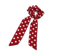 Zambuph Comfortable And Stylish Headbands For All Occasions - Stay Fashionable Effortlessly Polyester Small Fresh Long Hair Band, 142B round dot red
