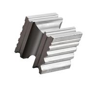 Zambuph Compact Jewelry Making Tool Bracelet Making Block Swage Block High Hardness Durable Iron for Craft Forming is Practical and Designed to Last Swage for Jewelry Metalworking, Silver, Square