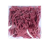 Zambuph Crinkle Paper Raffia Shreds Shredded Candy Boxes DIY Wedding Decor Filler Christmas Greeting Artificial Grass Tissue, Wine Red