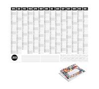 Zambuph Daily Planning Made Easy With Minimalist Wall Calendar Can Be Easily Written And Marked To Plan Up-to-date And Accurate, C