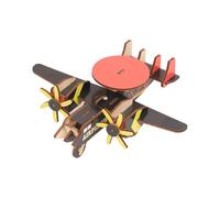 Zambuph DIY 3D Wooden Puzzle Aircraft Kit Educational Toy Fun Interactive Assembly For All Ages Puzzled Airplane Model Kit Is Assembly Airplane Model Building DIY Crafts