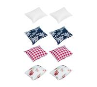 Zambuph Dollhouse Decor Transforming Pretend Play Dollhouse Throw Pillow Fantastic Miniature Accessory For Creating Dynamic Bedroom Scenes Simulation Living Room Bedroom Life Scene Supply