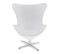 Zambuph Dollhouse Room Playsets 1/6 Chair Accessories Creative Ornamentation Include Rotating Chairs Fun Gifts For Dolls And Collectors, White, 18x14.3cm