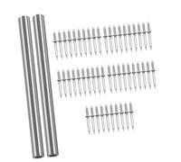 Zambuph Double Head Skirting Thread Nail Seamless Nails All Home Improvement and Construction Applications Not Easy to Break Seamless Nail Invisible Security Screws Cement