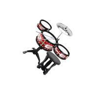 Zambuph Drums With Stool Kids Drum Set Jazz Drum Toy Developing Hearing And Hand Eye Coordination While Having Fun Simulation Set Percussion Music Instrument