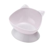 Zambuph Durable Drinking Drinker Bowl Kitten Supplies Tilted Pet Slow Feeder Water Dispenser Ensures Smooth Feeding Experience Elevated Raised Pets Water Bowl, white, 12.3x3.5cm10cm