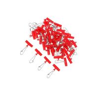 Zambuph Durable Fishing Connector and Hooked Snap Solutions Work Beautifully On Water Plastic Fishing Finders with Stainless Steel Nice Snap. Hook Line Connector