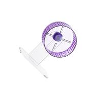 Zambuph Durable Hamster Ball Toy Cage Accessories Ensuring Fun And Exercise For Gerbils And Small Animals Such As Hamsters Silent Hamster Running Wheel Indoor Pet Supplies, Violet Stand 21cm