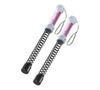 Zambuph Durable Steel Structure Cordless Training Rope Fitness Equipment 2Pcs Weighted Ropeless Battle Ropes For Home Gym And Cardio Training Cordless Rope Fitness Equipment For Men Women, pink