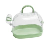 Zambuph Dwarf Hamster Ferrets Hedgehog Travel Carrier Spacious Transparent Case Enjoyable Outdoor Adventures Hamster Carrier Cage Is Made Of PP And Measures