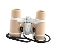 Zambuph Educational Toy Binoculars 4x30 Compact Bird Watching Kids Learning Through Adventure And Outdoor Experiences Compact Binoculars For Kids Pretend Bird Watching, Coffee Black, 8.8x11x4cm
