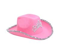 Zambuph Elegant Cowgirl Hats For Women Girls Choice For Wedding Celebrations Or Carnival Theme Events And Suitable For Beach Or Vacation Western Cowboy Hat Wide Brim For Men