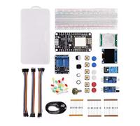 Zambuph ESP8266 ESP32 WIFI Development Board Starter Kit With Clear List For Complete Starter Kit ABS Diodes Breadboards, Package A, E58-1